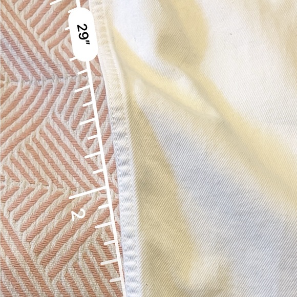 NEW Boyish Wide Leg High Rise Jeans White 30 - Picture 8 of 9